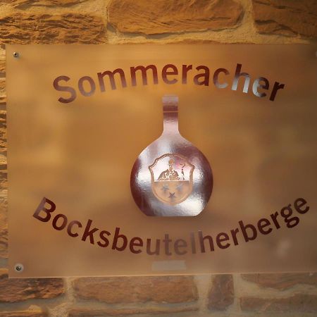 Bocksbeutelherberge Sommerach Ngoại thất bức ảnh